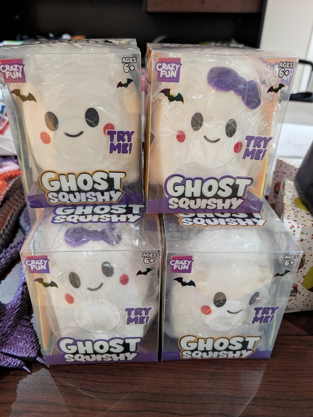 Ghost Squishy Plush Toy - White